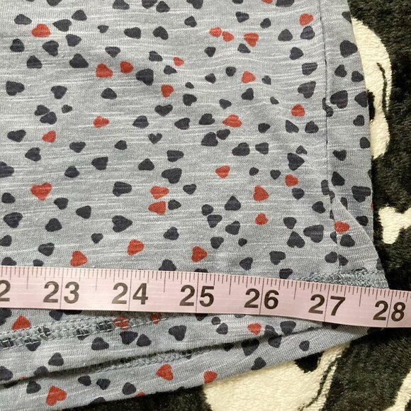 PENNINGTON'S Plus-size blue and red heart print t-shirt ~ XXL 2X XXXL 3X top tee - Picture 8 of 12